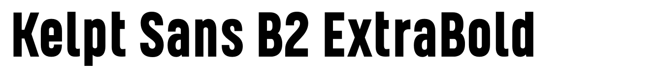 Kelpt Sans B2 ExtraBold